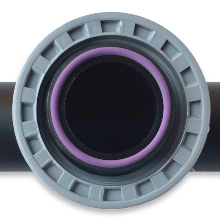 Preview: Nahaufnahme der Verschraubung zeigt den innenliegenden O-Ring